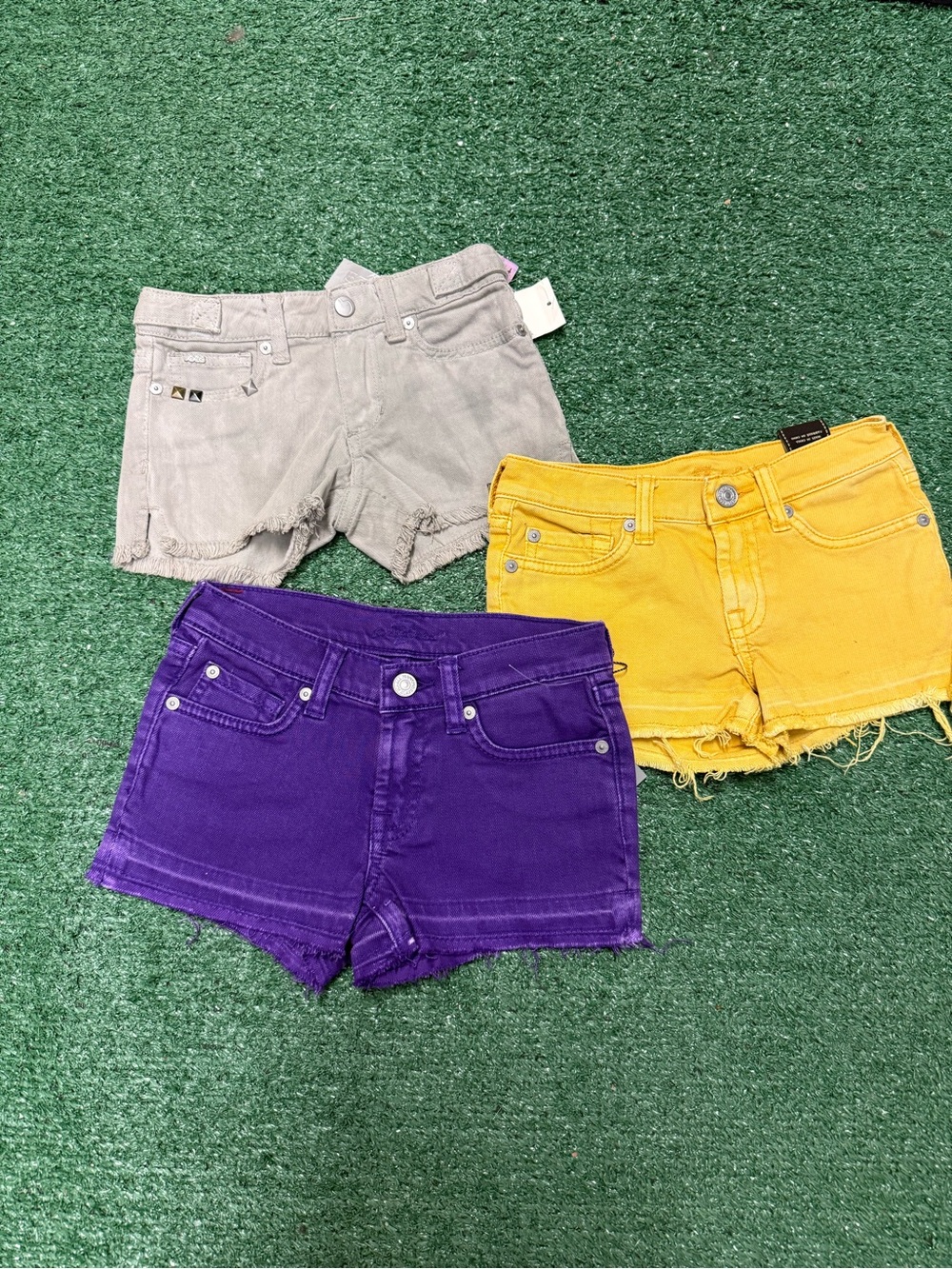 Women’s Purple Denim Shorts - High-Rise Casual Cut